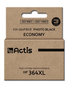 Tusz ACTIS KH-364PBKR (zamiennik HP 364XL CB322EE; Standard; 12 ml; czarny  foto)