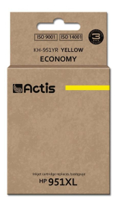 Tusz ACTIS KH-951YR (zamiennik HP 951XL CN048AE; Standard; 25 ml; żółty)