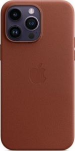 Apple iPhone 14 Pro Max Leather Case with MagSafe umber