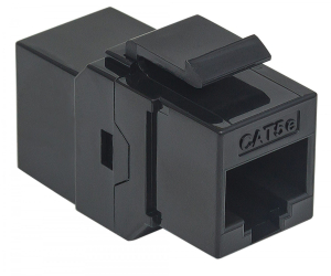 Intellinet 504775 Adapter/łącznik Keystone Cat5e UTP, czarny