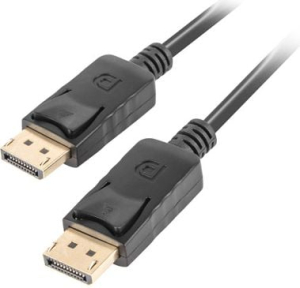 Kabel Lanberg  CA-DPDP-10CC-0018-BK (DisplayPort Męski - DisplayPort Męski; 1 8m; czarny)
