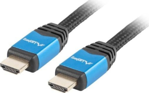 Kabel Lanberg Premium CA-HDMI-20CU-0030-BL (HDMI M - HDMI M; 3m; kolor czarny)