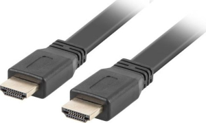 Kabel Lanberg CA-HDMI-21CU-0018-BK (HDMI M - HDMI M; 1 8m; kolor czarny)