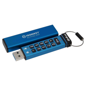Kingston IronKey Keypad 200 64GB USB 3.0 AES Encrypted