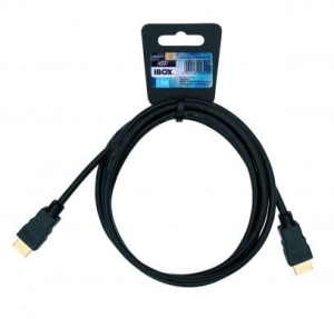 Kabel IBOX FULLHD HD01 1 5M 1.4V 13C+1 ITVFHD0115 (HDMI M - HDMI M; 1 5m; kolor czarny)
