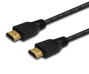 Kabel SAVIO cl-01 (HDMI - HDMI ; 1 5m; kolor czarny)
