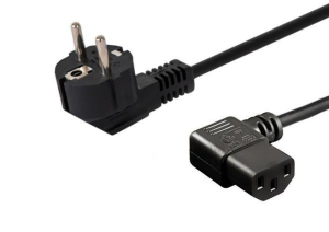 Kabel SAVIO CL-115 (C13 / IEC C13 / IEC 320 C13 M - Schuko M; 1 2m; kolor czarny)