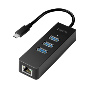 LogiLink 3-portowy USB-C z gigabit