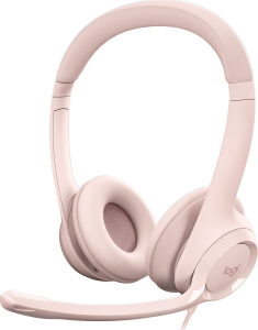 Słuchawki - Logitech H390 USB Różowy
