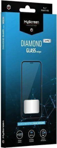 MyScreen Protector - Szkło hartowane na lekko zaokrąglone ekrany DIAMOND GLASS LITE edge FULL GLUE do Apple iPhone 14 6.1"