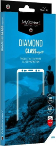 MyScreen Protector - Szkło hartowane na cały ekran DIAMOND GLASS edge3D (czarna ramka) do Samsung Galaxy S23 Ultra