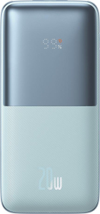 Baseus Bipow Pro 10000mAh, 2xUSB, USB-C, 20W (niebieski)