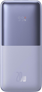 Baseus Bipow Pro 10000mAh, 2xUSB, USB-C, 20W (fioletowy)