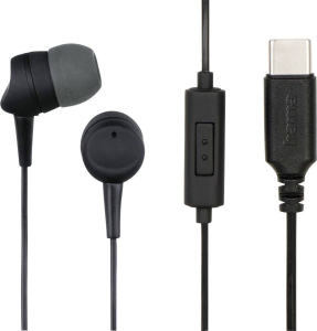 Słuchawki - Hama Sea USB-C czarne