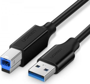 UGREEN US210 USB 3.0 Typ A - USB 3.0 Typ B, do drukarki, 2m (czarny)