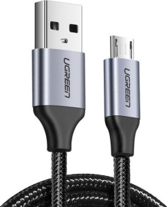 UGREEN USB do Micro USB QC 3.0 2.4A 0.25m (czarny)