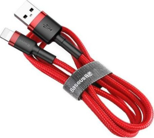 Kabel Baseus CALKLF-B09 (USB - Lightning ; 1m; kolor czarno-czerwony)