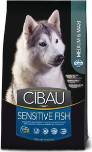 FARMINA CIBAU Sensitive Fish Medium/Maxi - sucha karma dla psa - 12kg + 2kg GRATIS