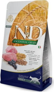 Farmina N&D Ancestral Grain sucha karma dla dorosłych kotów z jagnięciną 1 5kg