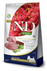 FARMINA N&D QUINOA DOG WEIGHT MANAGEMENT ADULT MINI 2 5kg