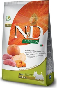 Farmina N&D Pumpkin sucha karma dla psów dorosłych ras małych z dziczyzną 7kg