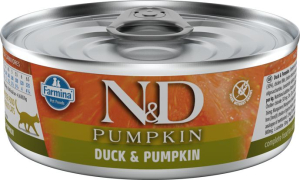 Farmina N&D Cat Duck&Pumpkin - mokra karma dla kota - puszka 70g