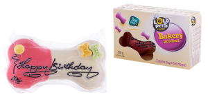 Lolo Pets Classic Tort dla psa  Happy Birthday  Owoce lasu