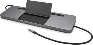 Replikator - i-tec USB-C Metal Ergonomic 4K 3x Display Docking Station DP HDMI VGA LAN Audio Power Delivery 85 W - Stacja dokująca