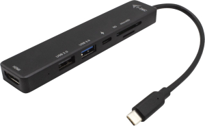 Replikator - i-tec USB-C Travel Easy Docking Station 4K HDMI Cytnik kart + Power Delivery 60W - Stacja dokująca