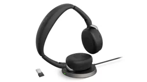 Słuchawki - Słuchawki bezprzewodowe Jabra Evolve 2 65 Flex USB-A UC Stereo Wireless Charging Pad - 26699-989-989