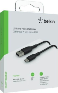 Belkin CAB005bt1MBK BOOST CHARGE™ Micro-USB do USB-A 1m czarny