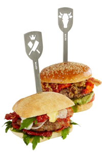 Akcesoria - 2 szpikulce do burgerów byk/topór GEFU TORRO G-15435