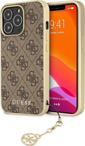 Guess 4G Charms Collection do iPhone 13 Pro Max (brązowy)