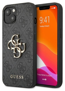 Guess 4G Big Metal Logo iPhone 13 Mini (szary)