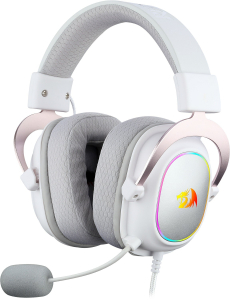 Słuchawki - Redragon H510W-RGB biały