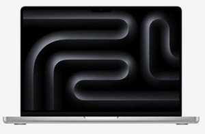 14-inch MacBook Pro: Apple M3 chip with 8‑core CPU and 10‑core GPU, 8GB/1TB SSD - Silver