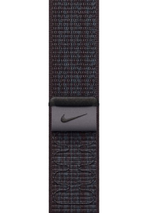 Apple Watch Pasek 45mm Black/Blue Nike Sport Loop