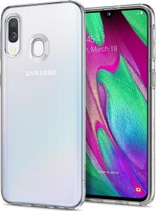 Spigen Liquid Crystal Samsung Galaxy A40 przezroczysty (618CS26245)