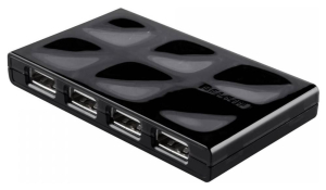 Belkin F5U701cwBLK 7-portów USB 2.0 czarny
