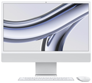 Apple iMac - M3 (8/10) | 24'' | 8GB | 512GB | Srebrny
