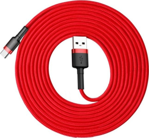 Baseus Cafule USB do USB-C 2A 3m (czerwony)