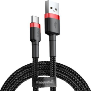 Baseus Cafule USB do USB-C 2A 3m (czerwono-czarny)