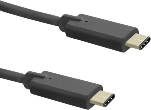 Qoltec USB 3.1 typ C męski | USB 3.1 typ C męski | 1m
