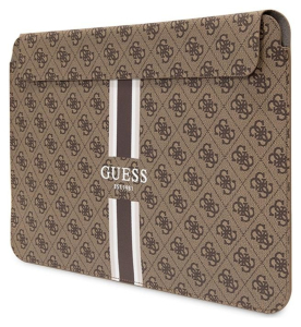 Guess 4G Printed Stripes Computer Sleeve 14'' (Brązowy)