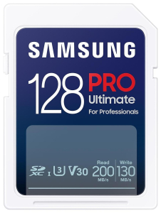 Samsung PRO Ultimate SDXC 128GB UHS-I U3 [Zapis 130MB/s Odczyt 200MB/s]