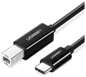 UGREEN US241 USB 2.0 C-B do drukarki 2m (czarny)
