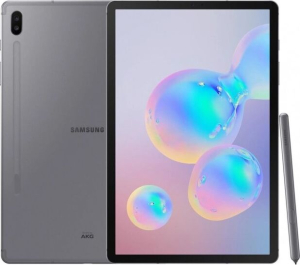 Tablet Samsung Galaxy Tab S6 10.5 128GB 4G LTE szary (T865) (SM-T865NZAAXEO) 10.5” | 1x2.84 + 3x2.41 + 4x1.78GHz | 128GB | 4G LTE | 2 x Kamera | 13MP | microSD | Android 9.0 | S Pen