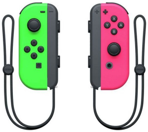 Akcesoria do konsoli: Nintendo Joy-Con Pair Green/Neon Pink (NSP075 45496430795)