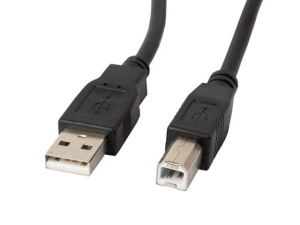 LANBERG KABEL USB-A -> USB-B M/M 1M (FERRYT  CZARNY) CA-USBA-11CC-0010-BK
