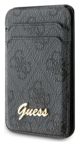 Guess Wallet Cardslot Stand MagSafe 4G Classic Logo (czarny)